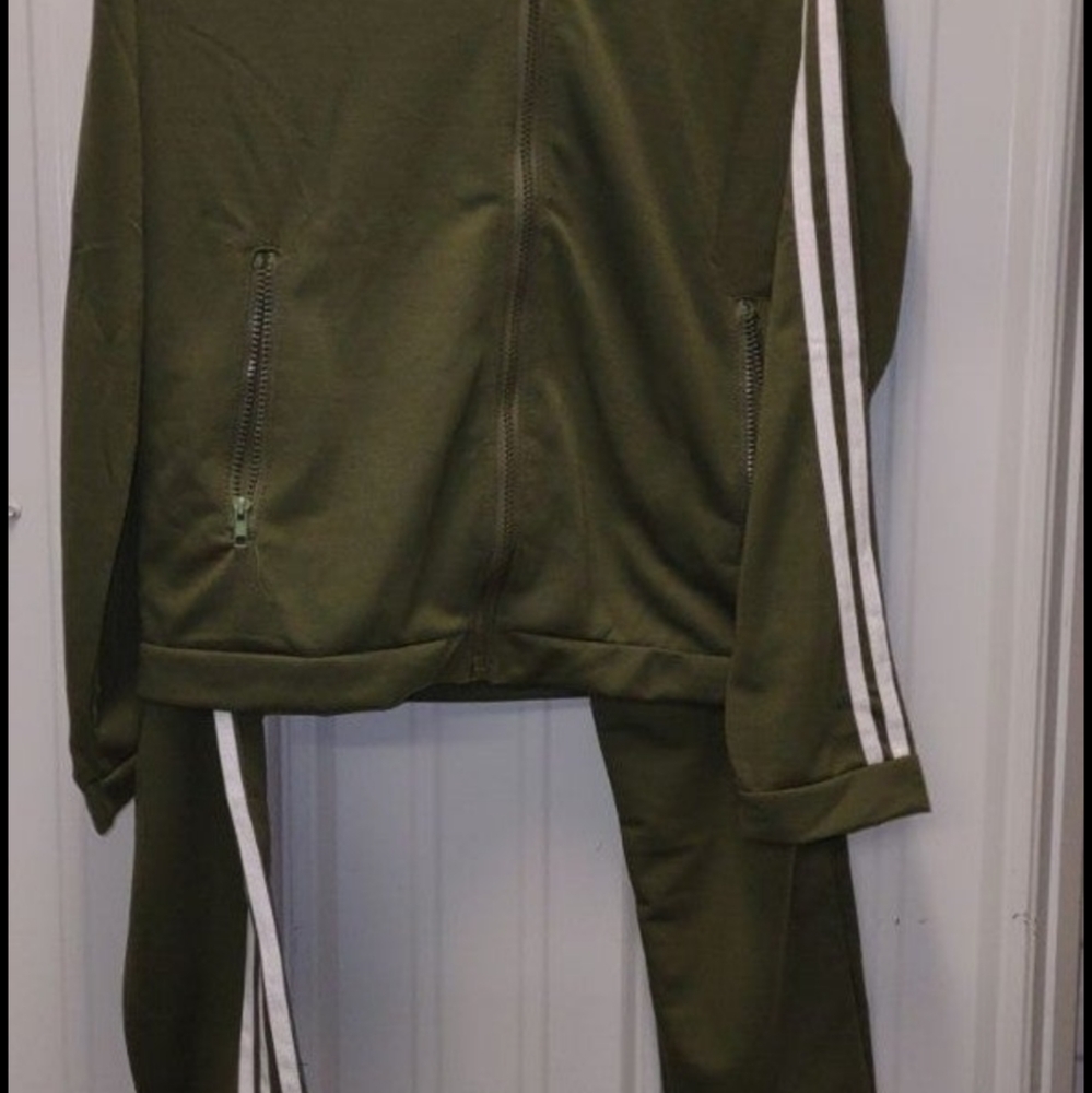Olive Green Jogging Suit